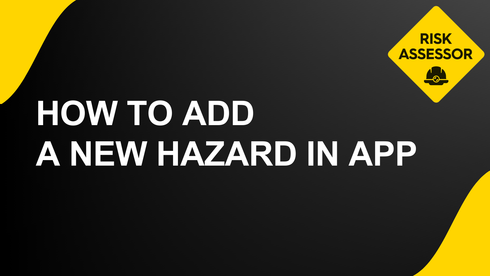 How to add a new hazard in app